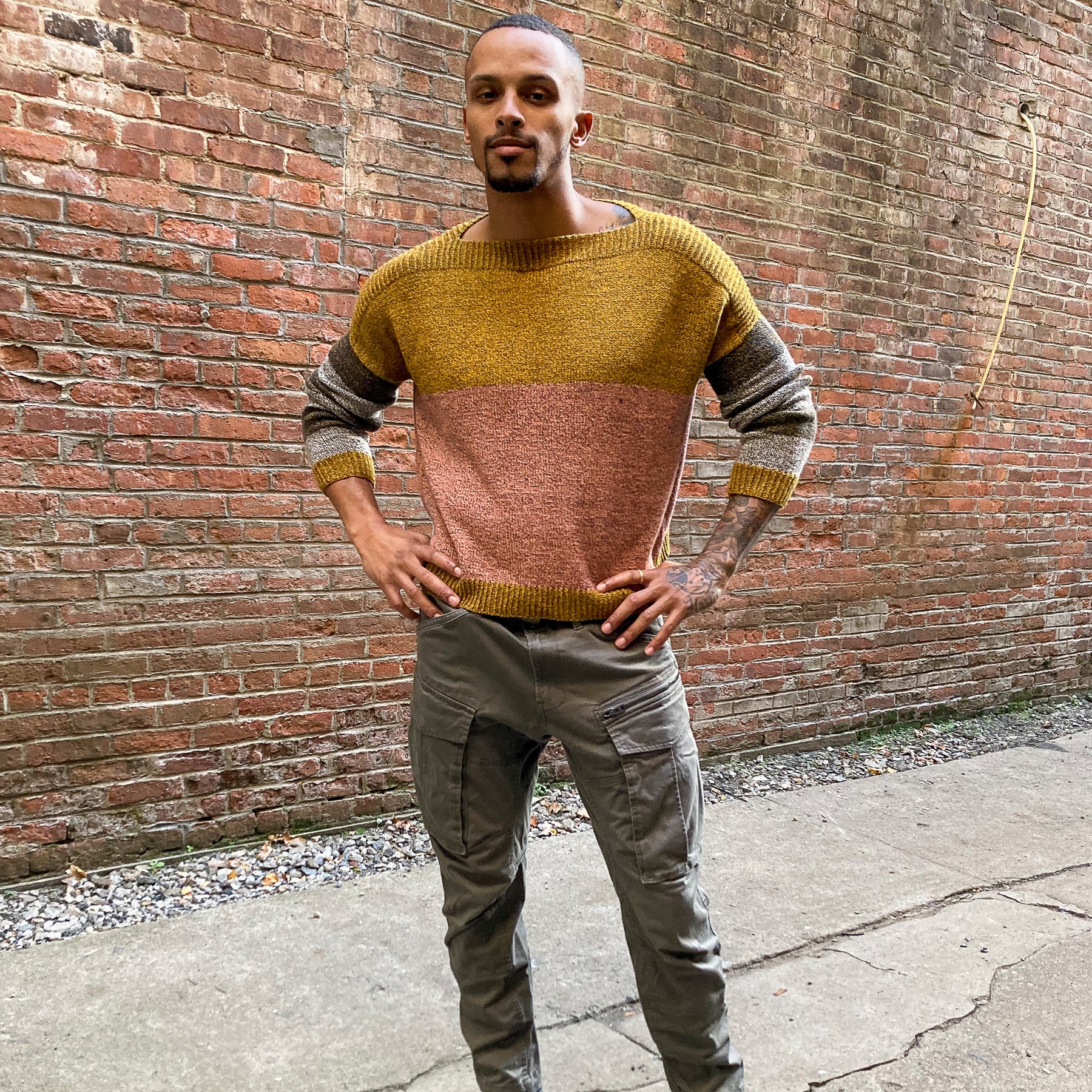 PEACH FUZZ SWEATER KIT