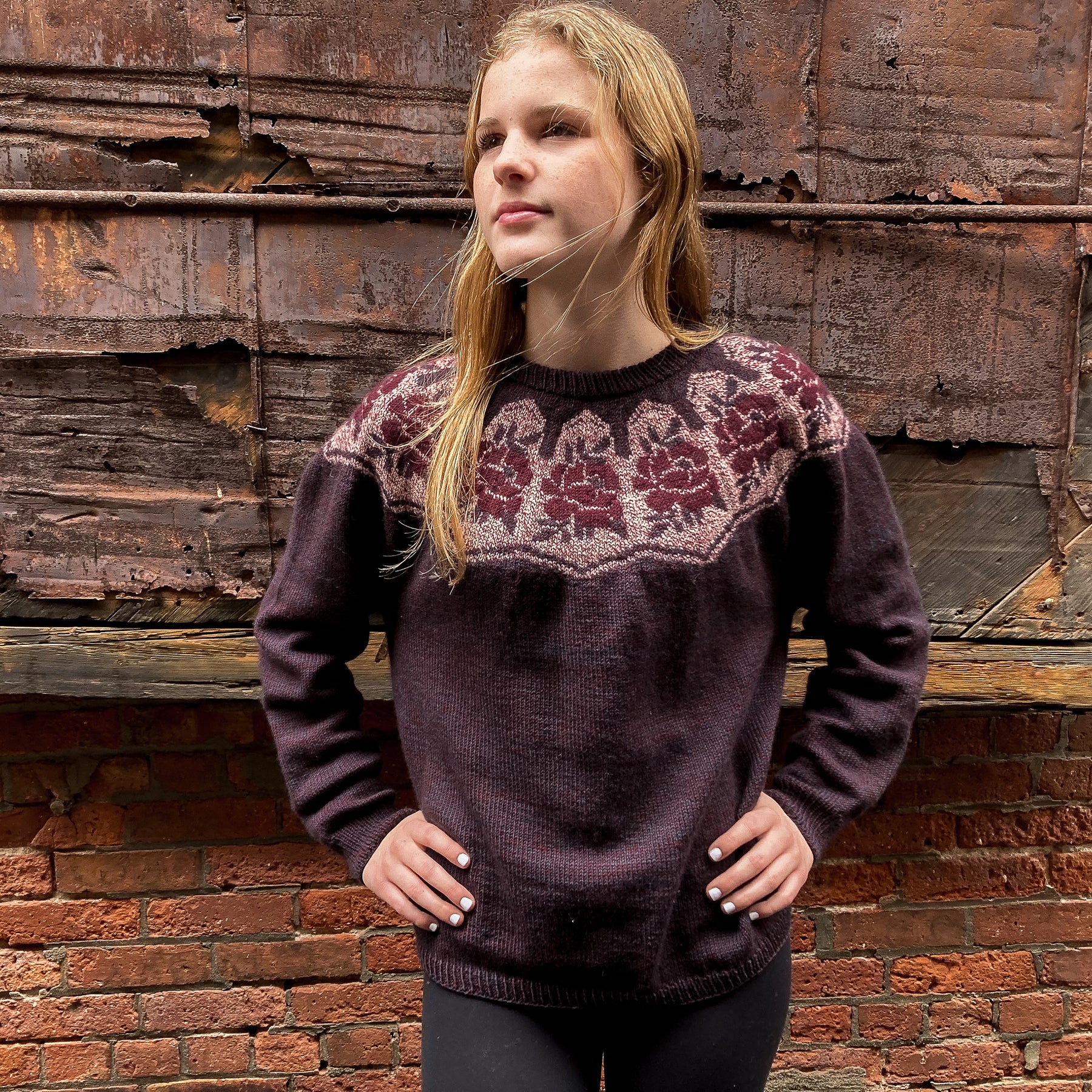 ONCE AND FLORAL SWEATER KIT